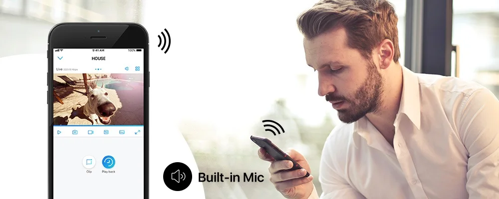 INQMEGA камера WiFi HD 4MP Беспроводная цилиндрическая ip-камера сверхпрочная металлическая уличная Водонепроницаемая 18 шт. SMD светодиодов камера ночного видения