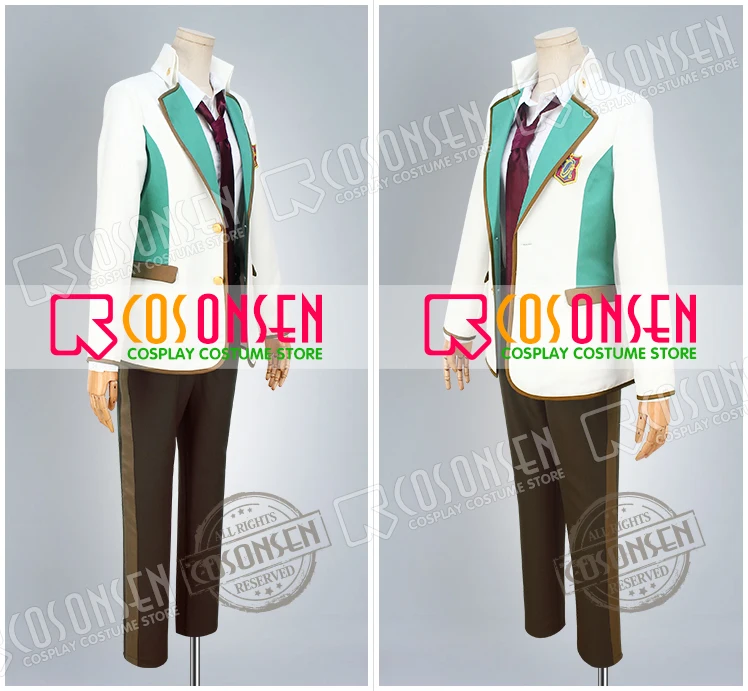 Косплей ONSEN старшая школа звезда музыкальные Kaito Tsukigami Shu Kuga Seishiro Inumine Izumi Toraishi