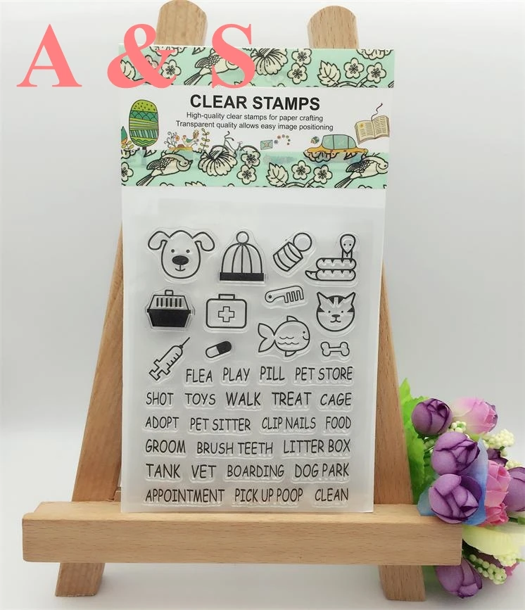 Винтажный штамп 12 видов прозрачный силиконовый сделай сам с цветами сердцем для