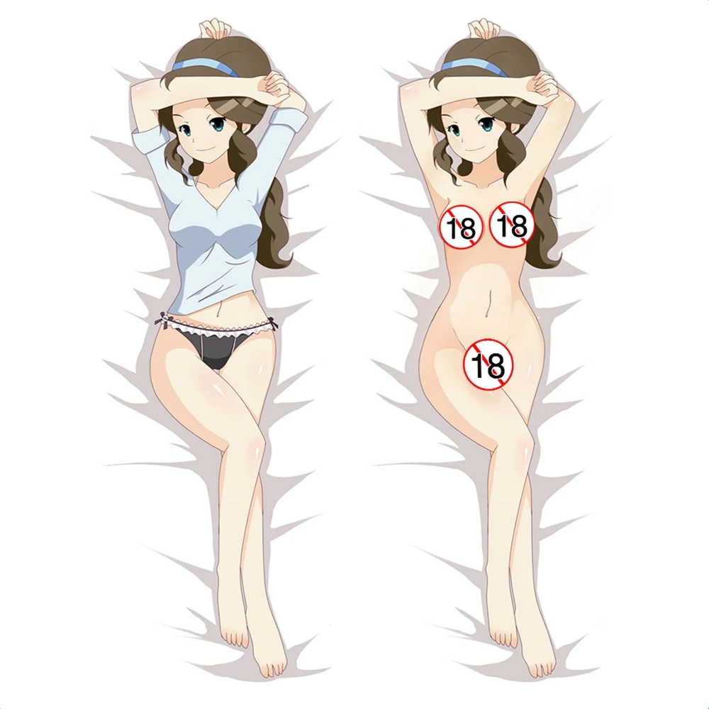Аниме JK Pocket Monsters Pokemon черный белый Dakimakura наволочка для тела чехол Touko Hilda мультяшная девушка игра сексуальная обнимашка чехол для подушки