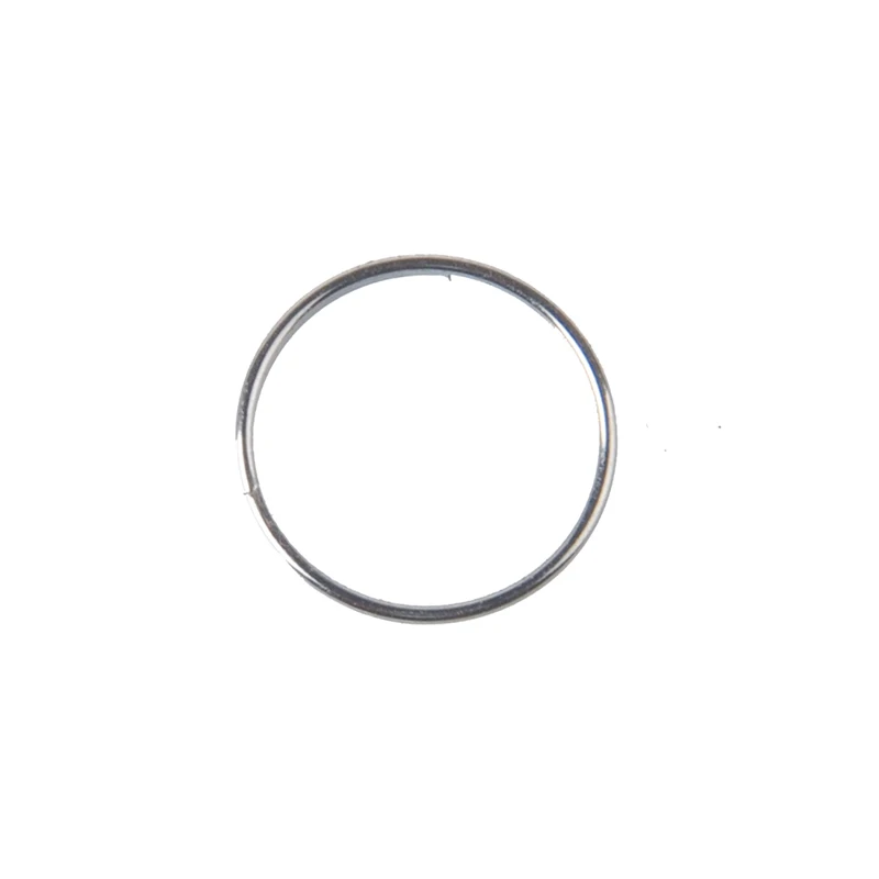 100 pcs Silver Large Round Buckle Connectors Crystal Prisms Of Chandelier Lamp Parts Connector | Дом и сад