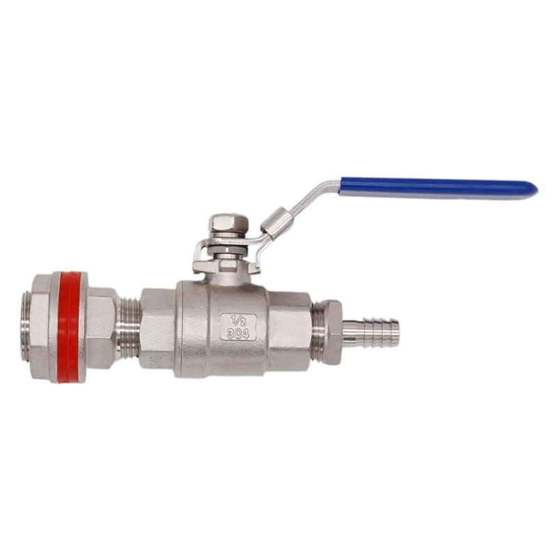 Weldless 304 SS шаровой клапан со шлангом подходящие для пивоварни оборудование