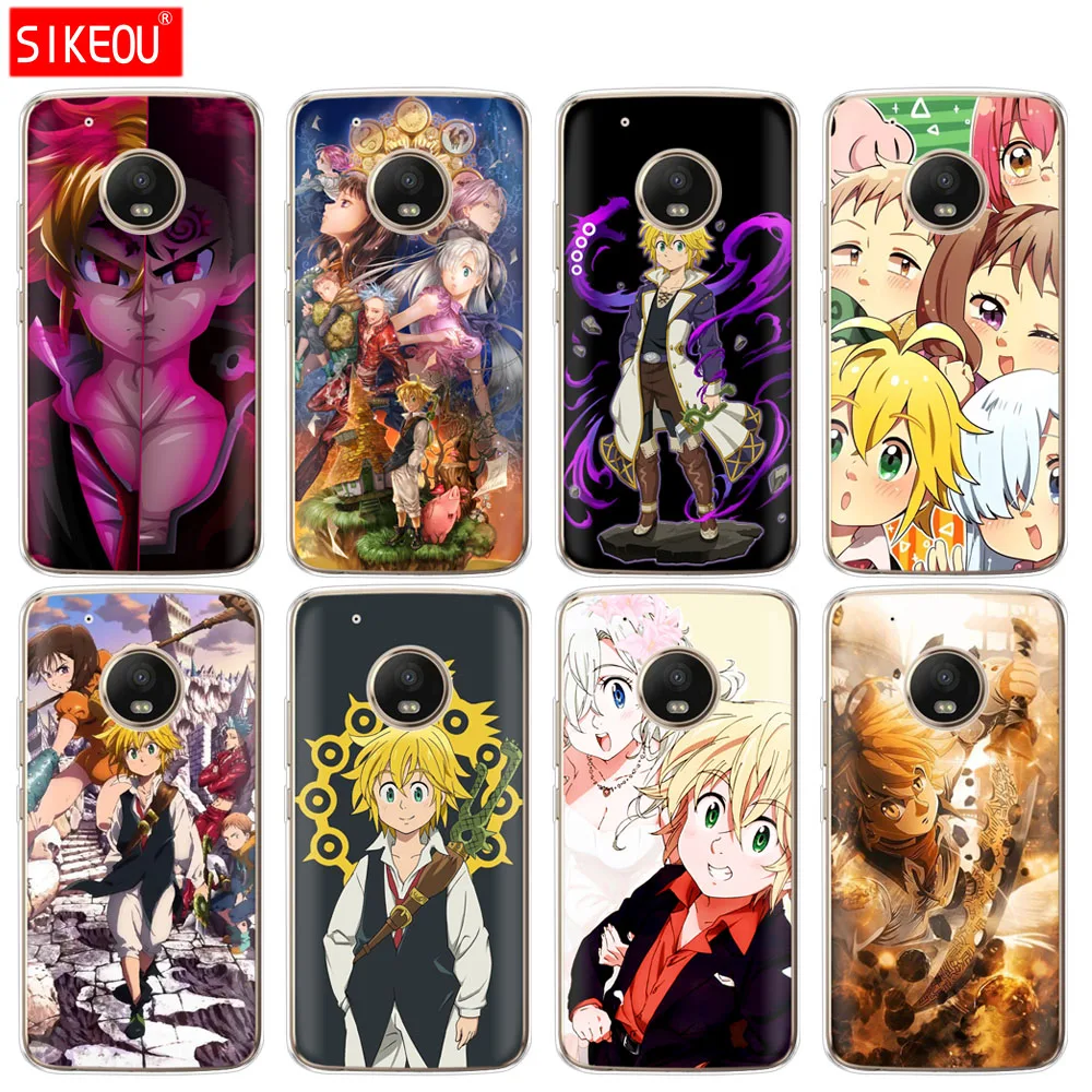 Силиконовый чехол для телефона Motorola Moto G6 G5 G5S Z2 Z3 PLAY PLUS X4 E4 E5 C Nanatsu no Taizai 7 Seven Deadly Sin |