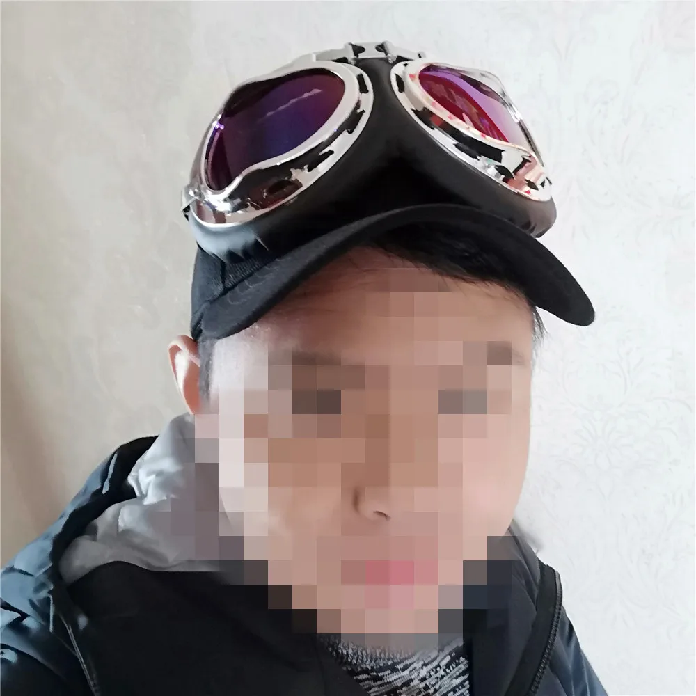 Новое поступление мужчин, для детей, одежда для сна, пилот, хлопковая бейсбольная кепка с прямым козырьком с шапки с очками головные уборы