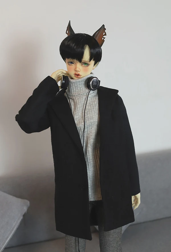 Одежда для кукол BJD, шерстяное пальто для 1/3 1/4 BJD DD SD MSD SD17, Одежда для кукол Uncle SSDF, аксессуары для кукол, 4 цвета на выбор