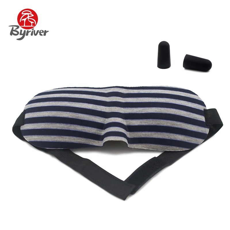 BYRIVER 3D маска для сна, мягкая, переносная, на крючке, с завязанными глазами, натуральная маска для век, для путешествий, повязка для глаз, 1 шт