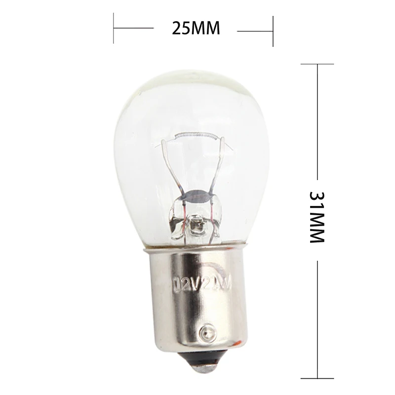 Lymoyo 1156 P21W BA15S 10 шт. автомобиль теплый белый галогенные лампы 12v 21 Вт обратный светильник s лампы стоп сигнала стоп светильник задний свет сигнал поворота DRL 12v