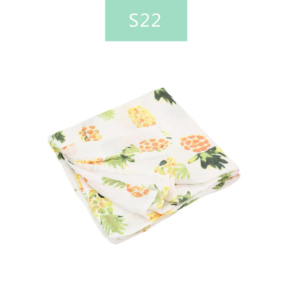 S22-muslin swaddle Elinfant муслиновое детское Пеленальное Одеяло для новорожденных, вискозное стрейчевое вязаное обертывание, гамак, пеленание, обивка, обёрточная бумага, банное полотенце - Цвет: S22-muslin swaddle