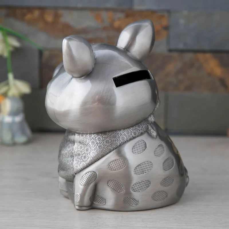 Детский подарок копилка креативная улыбка свинья животное металлическая