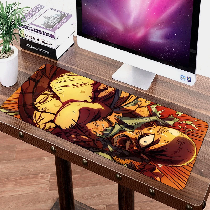 70x30 см большой игровой коврик для мыши с японским Аниме ONE PUNCH MAN XL геймеров