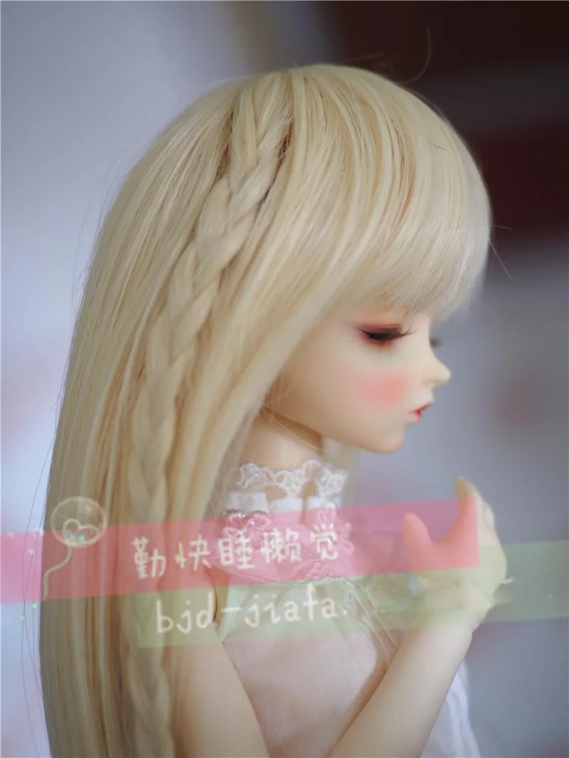 Новое поступление 1/3 1/4 1/6 Bjd SD кукла парик провод длинный светлый блонд высокая