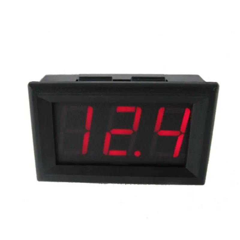 Цифровой вольтметр 2 провода 0 56 дюйма 4 5 30 в|led voltmeter|digital voltmeterpanel meter |
