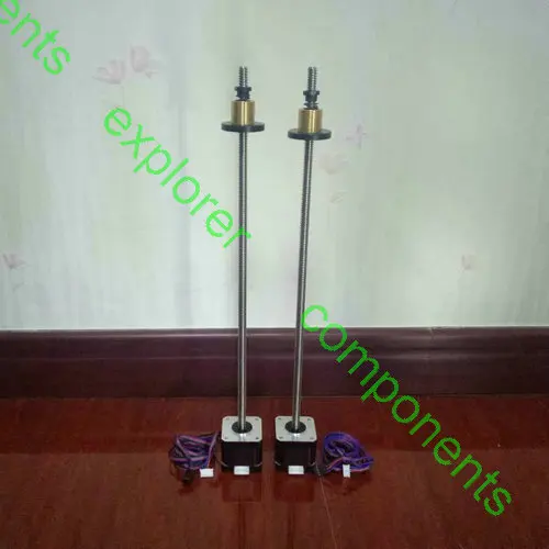Линейные двигатели Nema17 450 мм T8 * 8 с противоударными гайками для Hypercube Evolution 2