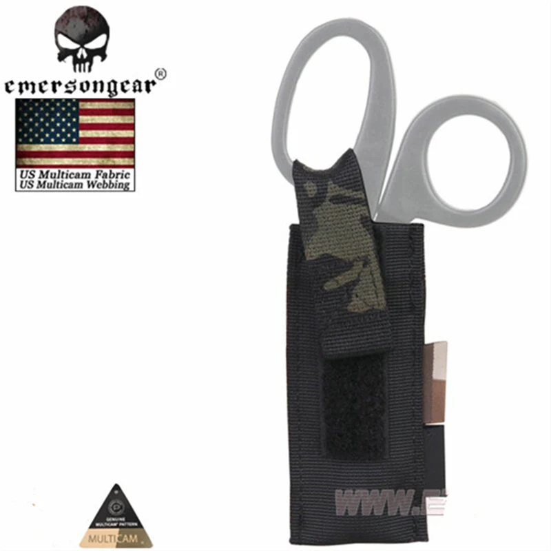 Нерегулярный тактический Molle Сумка для ножниц Чехол для ножниц Airsoft Книги о военной технике с Шестерни EM6367 Мультикам AOR2 черный