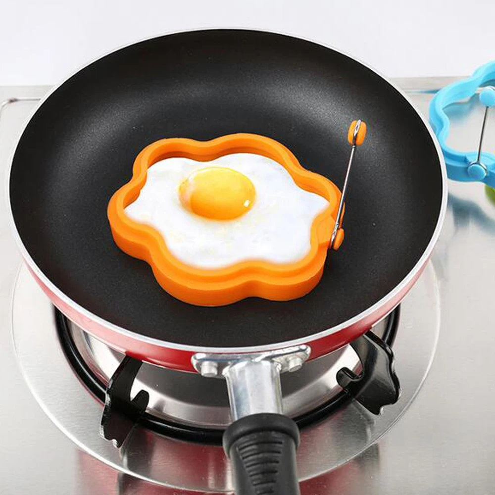 5 шт. цветок Форма силиконовые яйца формы Пособия по кулинарии инструменты