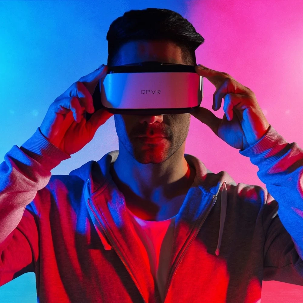 DeePoon E3-C 3D VR гарнитура Очки виртуальной реальности 2,5 K Быстрый переключатель ЖК-экран/Поддержка пара VR/VRonline