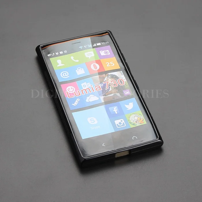 8 цветов S Line гелевый ТПУ тонкий мягкий чехол для Nokia 730 735 Lumia мобильный телефон