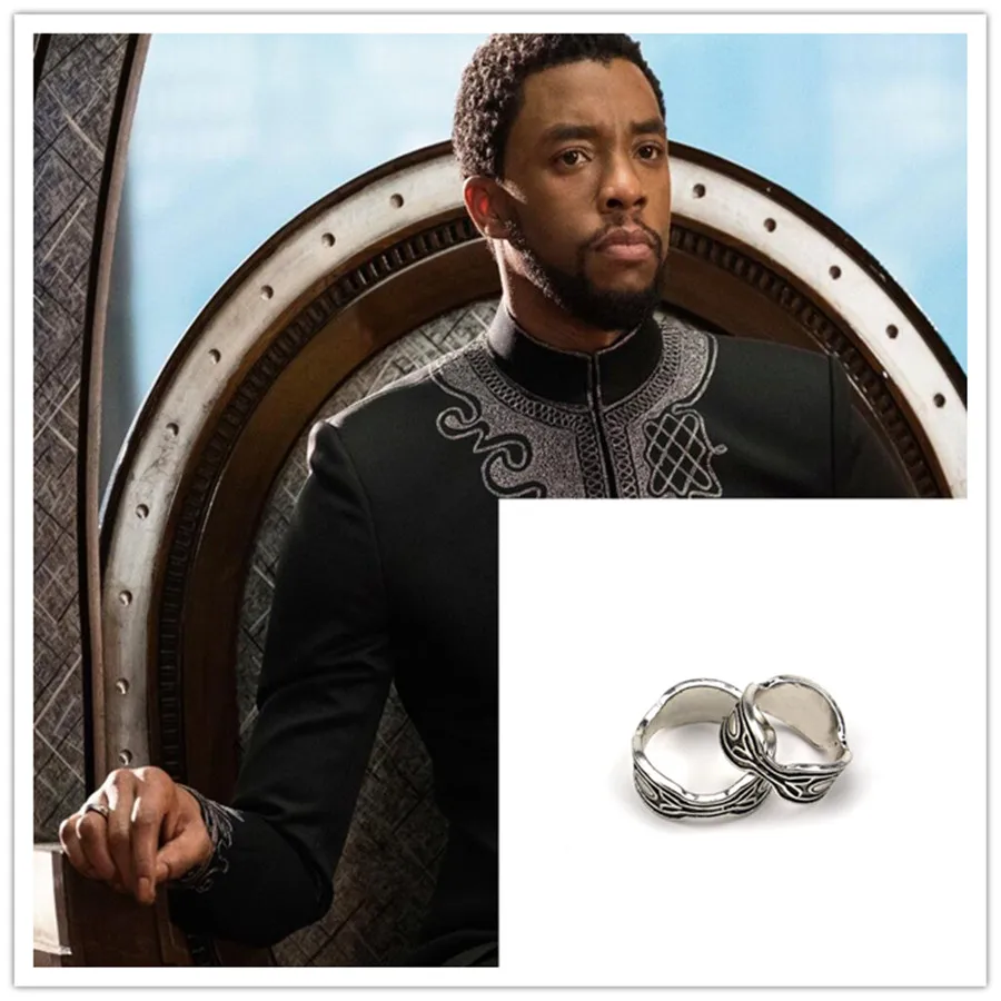 WAN Цзе Ши PIN царь Ваканды кольцо Wakanda т 'challa черная кольцо с пантерой дропшиппинг