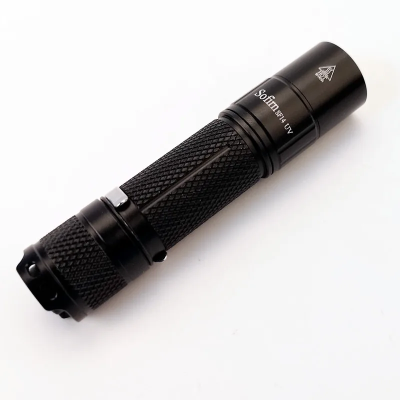 Sofirn SF14 Светодиодный УФ фонарик 365nm AA 14500 для проверки банкнот Охота 2 уровня