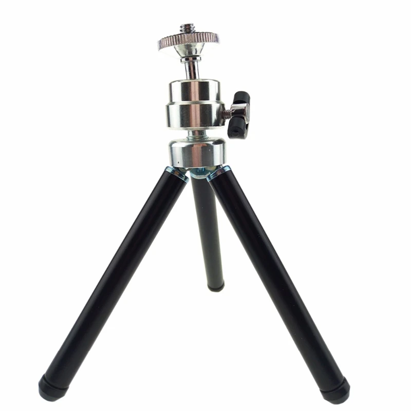 3 Sections Tripod Extendable Metal Tripods 15.5-30CM with Phone Holder For Gopro Cameras Xiaomi Iphone Samsung Huawei Phones | Электроника