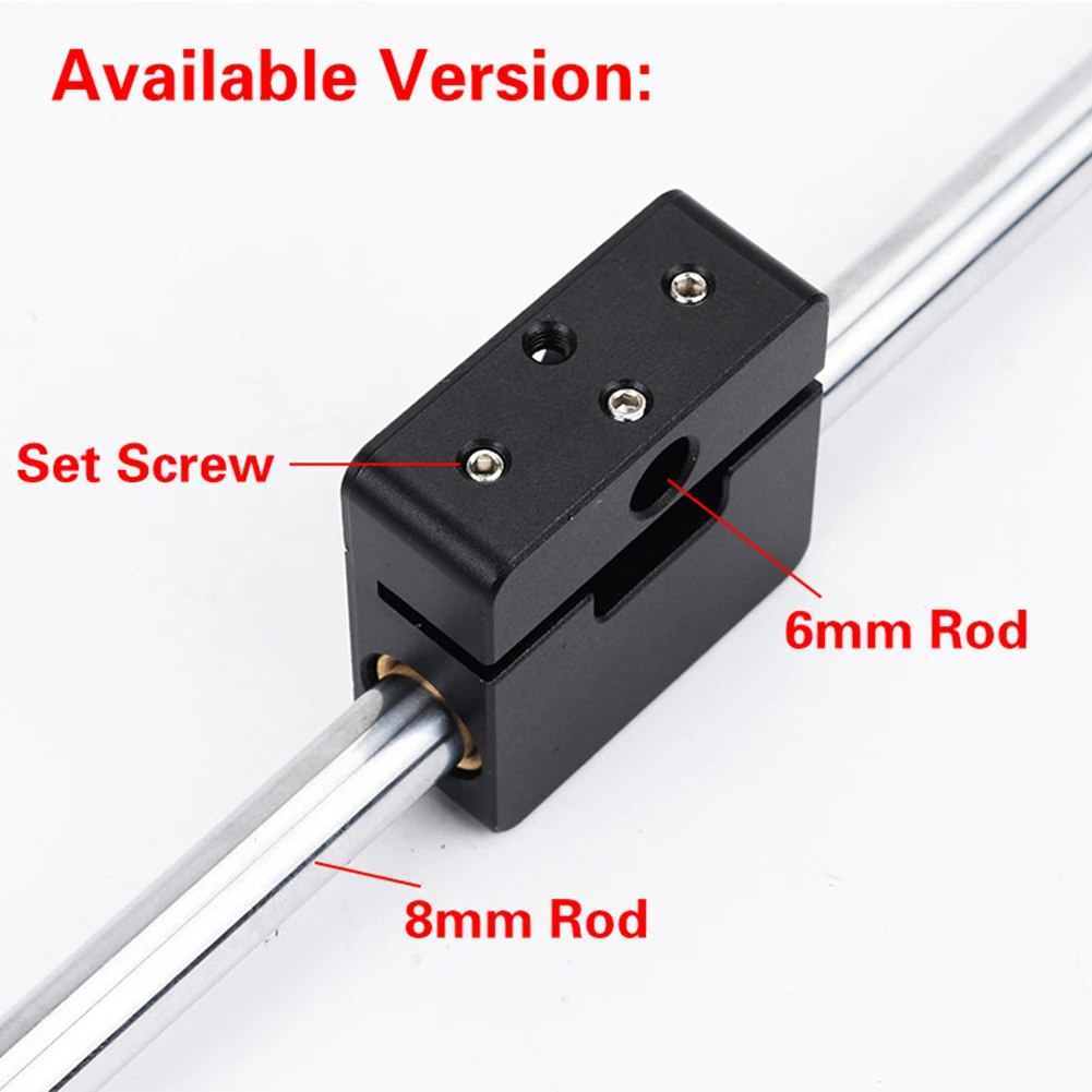 4PCS/Set Durable 3D Printing Parts Slider block Aluminum Alloy UM3 With Graphite Copper Sleeve Ultimaker 2 Cross Slider | Компьютеры и