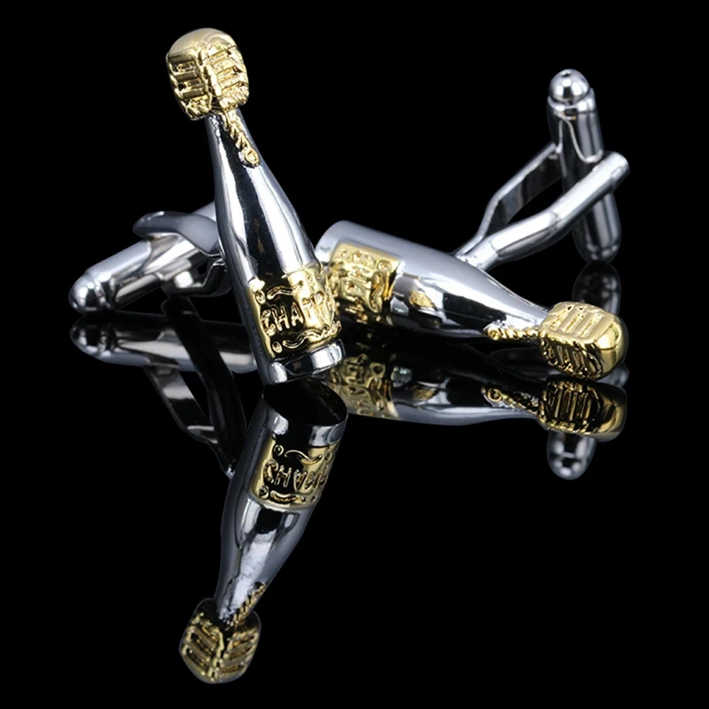 Модные Запонки мужские рубашки запонки серебро авиационный дизайн Высокое