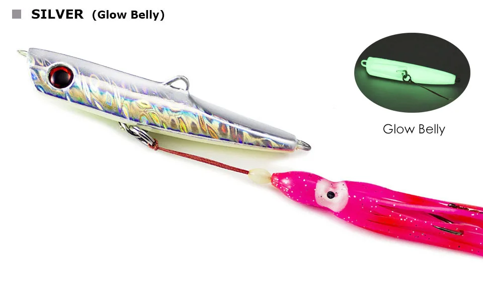 Обратного отсчета 3 шт. 80 г 2 8 унции нижняя доставка Inchiku jigs Snapper Octoups приманка для