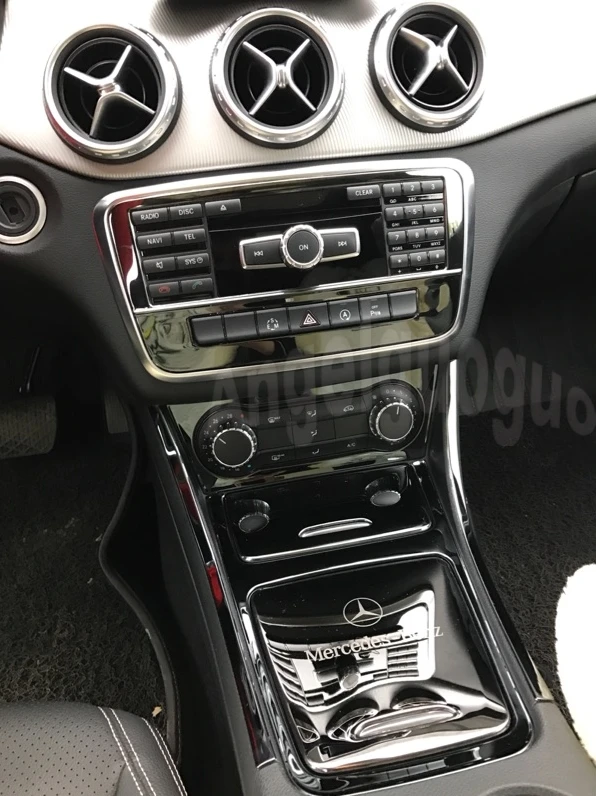Для Mercedes Benz A/B/GLA/CLA класс Автомобильная центральная консоль CD панель декоративная наклейка