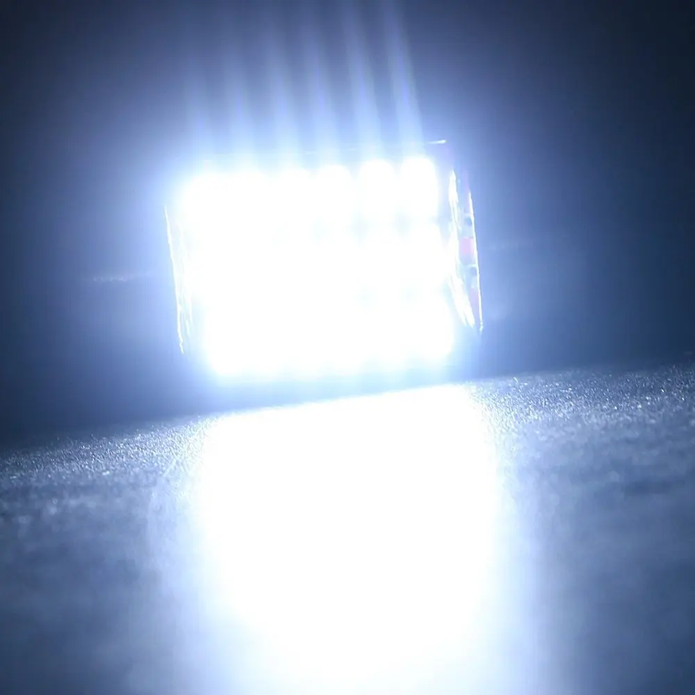 

10Pcs White 31MM 1.25 inches DE3175 DE3021 DE3022 3175 LED Canbus No Error Festoon Heat Sink Interior Map / Dome Dome / Trunk