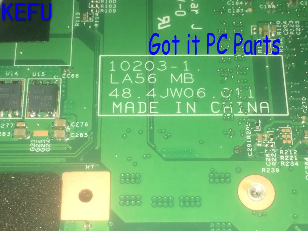 KEFU новый товар в наличии материнская плата LA56 MB 48 4jw06. 011 для ноутбука Lenovo B560