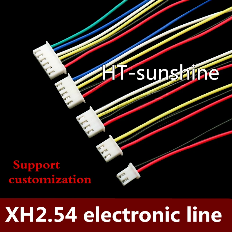 XH2.54 JST терминал Номер провода 1007 26AWG клеммный провод с одной головкой двойная
