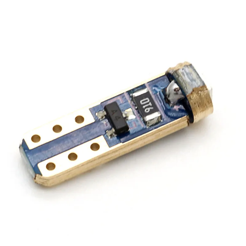 12В 1 Вт T5 3030 1SMD LED 6000 К подсветка прибора огни зазора для мотоцикла автомобиля