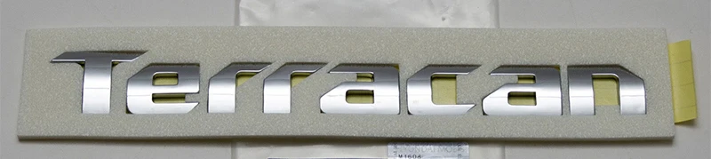Для hyundai Terracan 2001-2006(серебро) эмблема Подлинная задний багажник OEM 86310H1020 86335H1020 - Цвет: 86310H1020