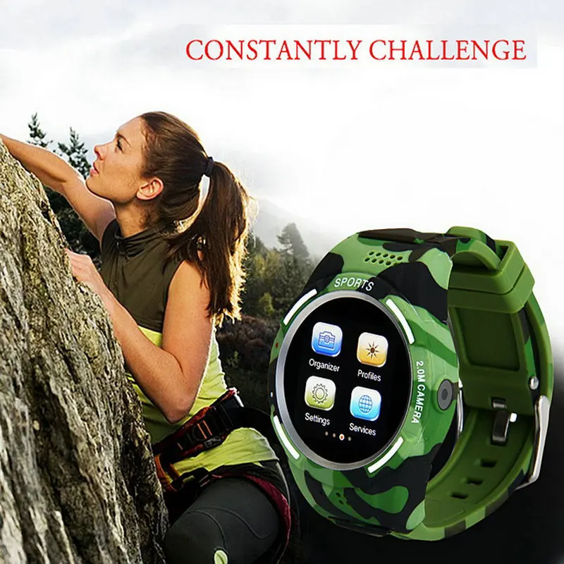 Часы телефон спортивные Смарт часы Камера Телефонная книга синхронный анти