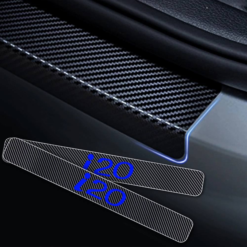 Защитная Накладка на порог двери автомобиля наклейки для Hyundai I20 4D виниловая