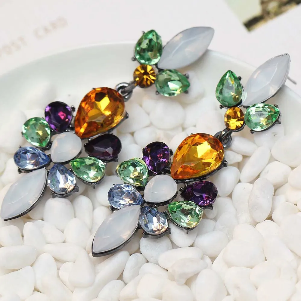 Женские модные серьги Новое поступление брендовые милые металлические с