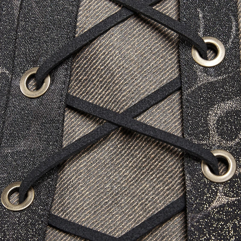 PUNK RAVE Men Steampunk Jackets Retro Palace Long Vest Coat Personality Fashion Party Waistcoat | Мужская одежда