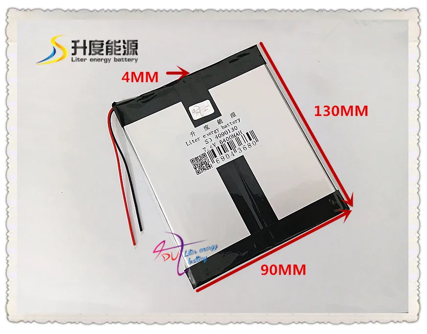 7 4 V 6400mAH 4090130 полимер литий-ионный/литий-ионный аккумулятор для планшетного ПК