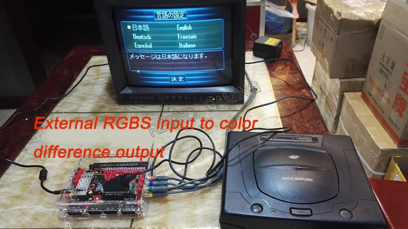 JAMMA CBOX box Joypad конвертировать доска JAMMA в DB 15pin конвертер SCART выход для любого JAMMA аркадная игра PCB SNK материнская плата
