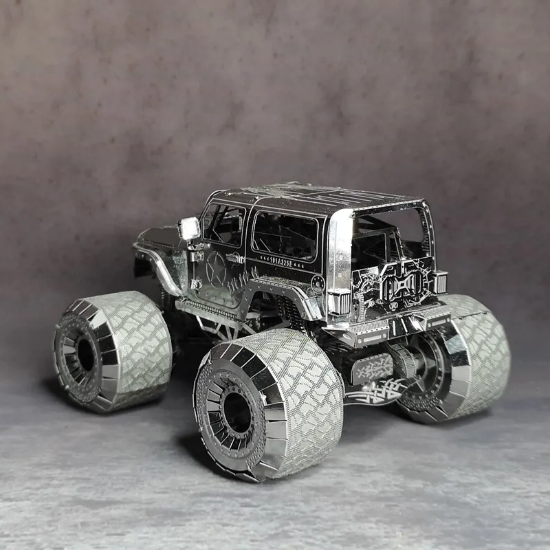 Наньюань I32205 спорщик автомобиль головоломки 4WD Jeep металла сборки модели разработки руки-на способность 3 листов DIY модель автомобиля игрушки