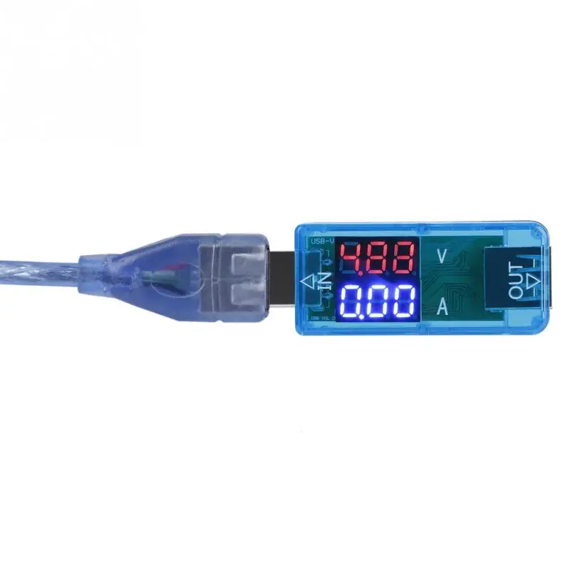 USB цветной Вольтметр Амперметр измеритель тока тестер мультиметр зарядное