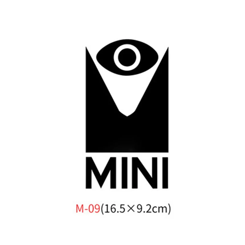 M-09 Различные автомобильные наклейки Union Jack для Mini Cooper One S JCW Countryman Clubman F55 F56 R55 R56 R60 F60 автомобильные аксессуары - Название цвета: M-09