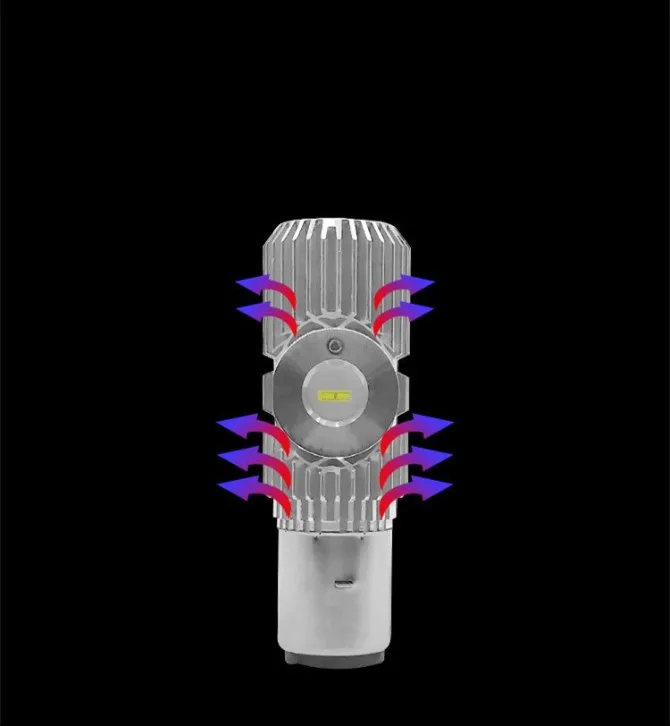 Фара для мотоцикла H4 светодиодный H6 BA20D противотуманная фара Аксессуары