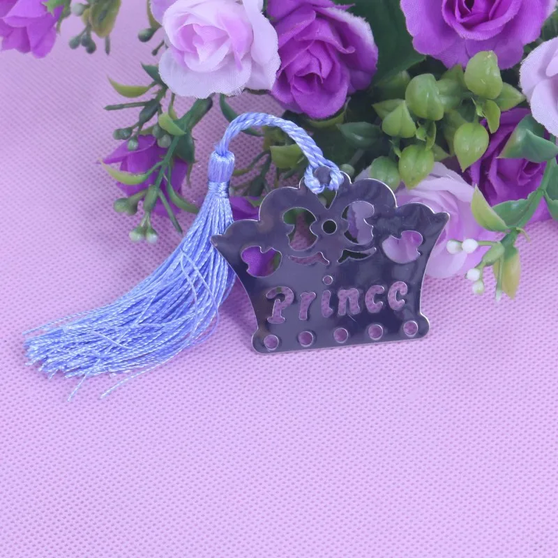 20 шт оптом закладки &quotПринц&quot для гостей Recuerdos Para Bautizo мальчик Baby Shower сувениры