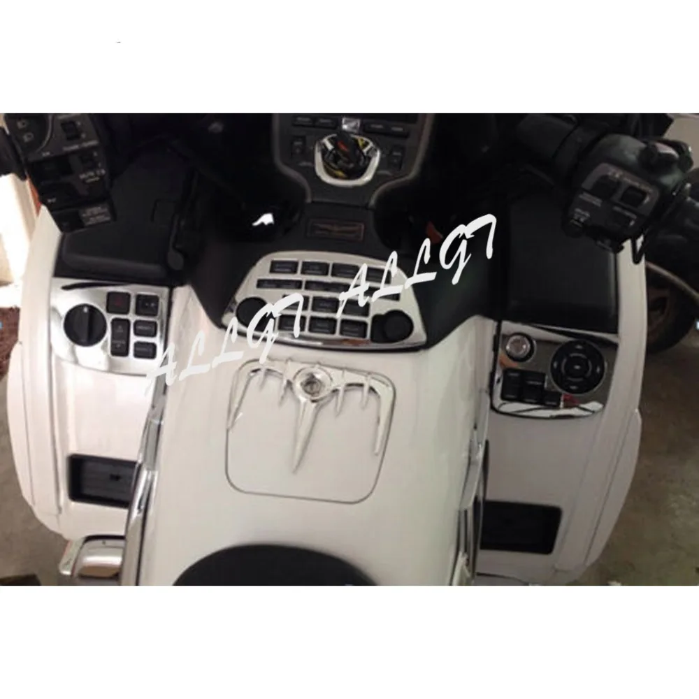 Silver Decorate Fairing Left Side Control Accent GL1800 2001 2002 2003 2004 2005 2006 2007 2008 2009 2010 2011 | Автомобили и
