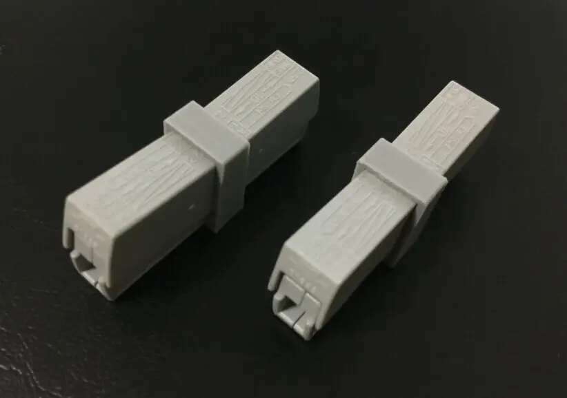 

50pcs 224-201 Type Universal Compact Cable Connector LED lighting wiring terminal block