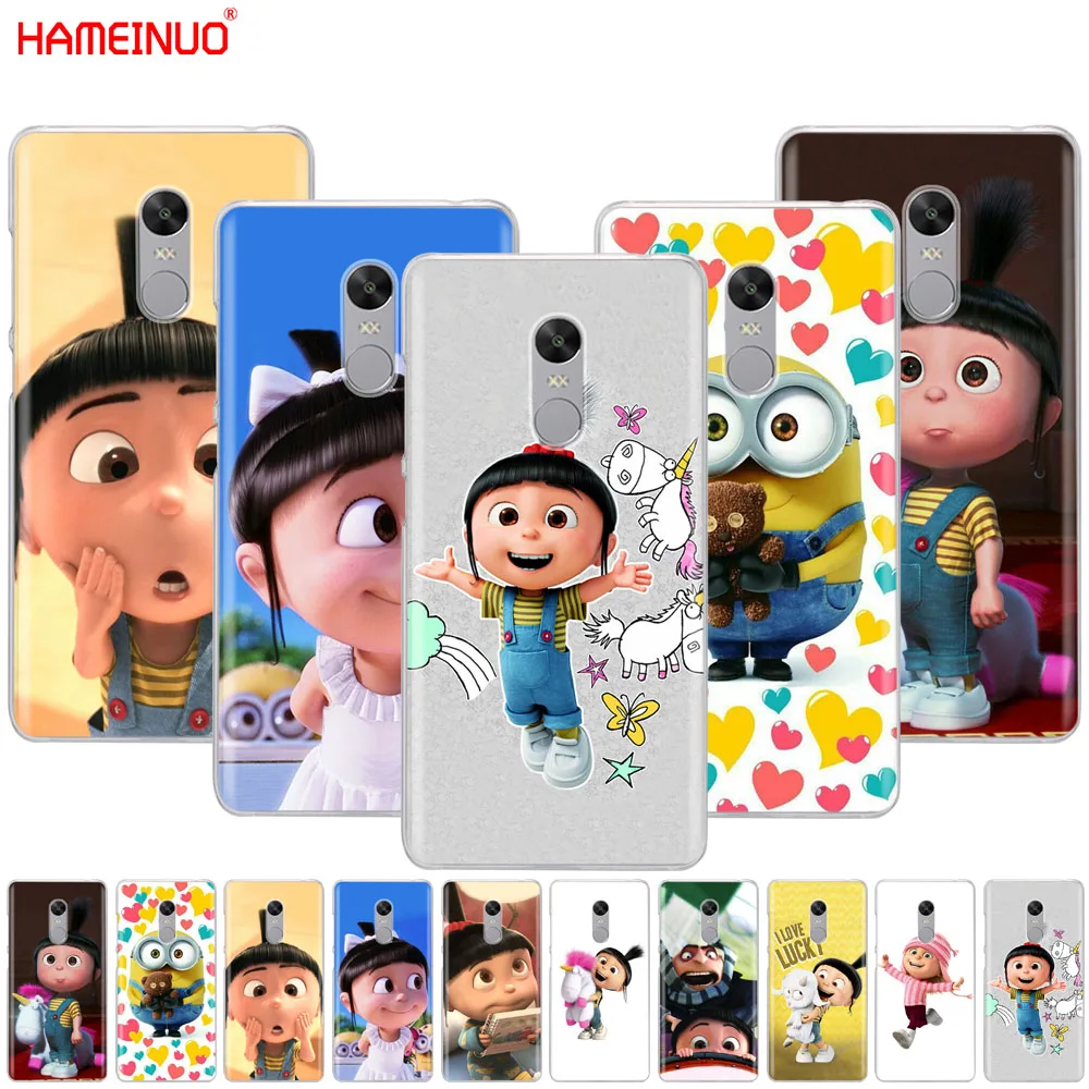 HAMEINUO милый пушистый чехол для телефона с агнессом в виде единорога Xiaomi redmi 5 4 1 1s 2 3