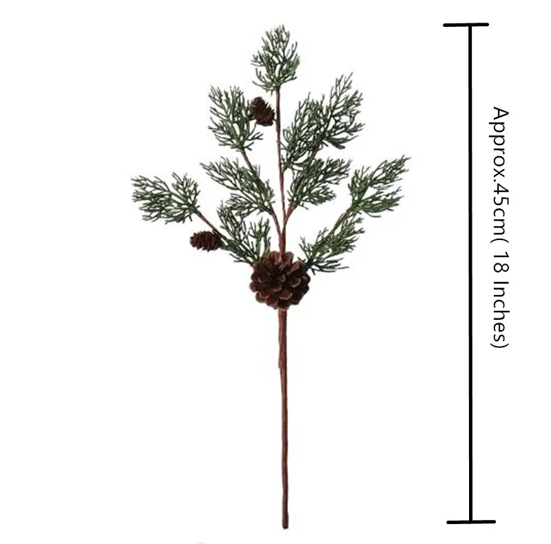 Ветка рождественской елки искусственный вечнозеленый кипарисовый спрей с