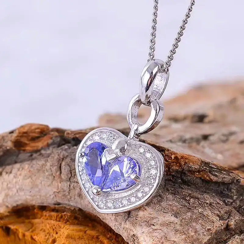 Набор ювелирных изделий colife романтическое циркониевое сердце набор из