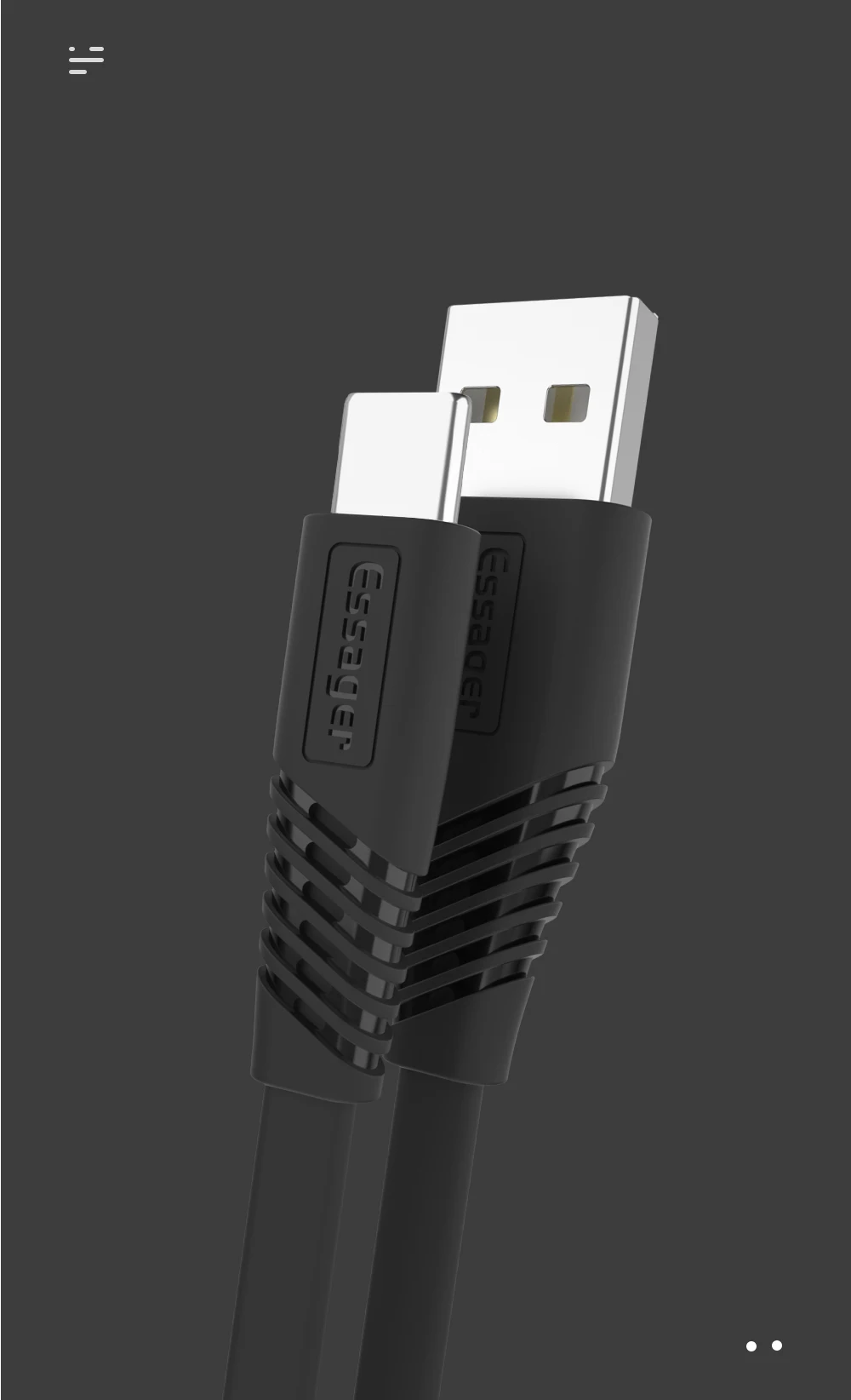 Usb-кабель Essager type-C для samsung Oneplus 6t Xiaomi redmi note 8 Pro, кабель для быстрой зарядки USB-C type-C, кабель USBC для зарядки и передачи данных